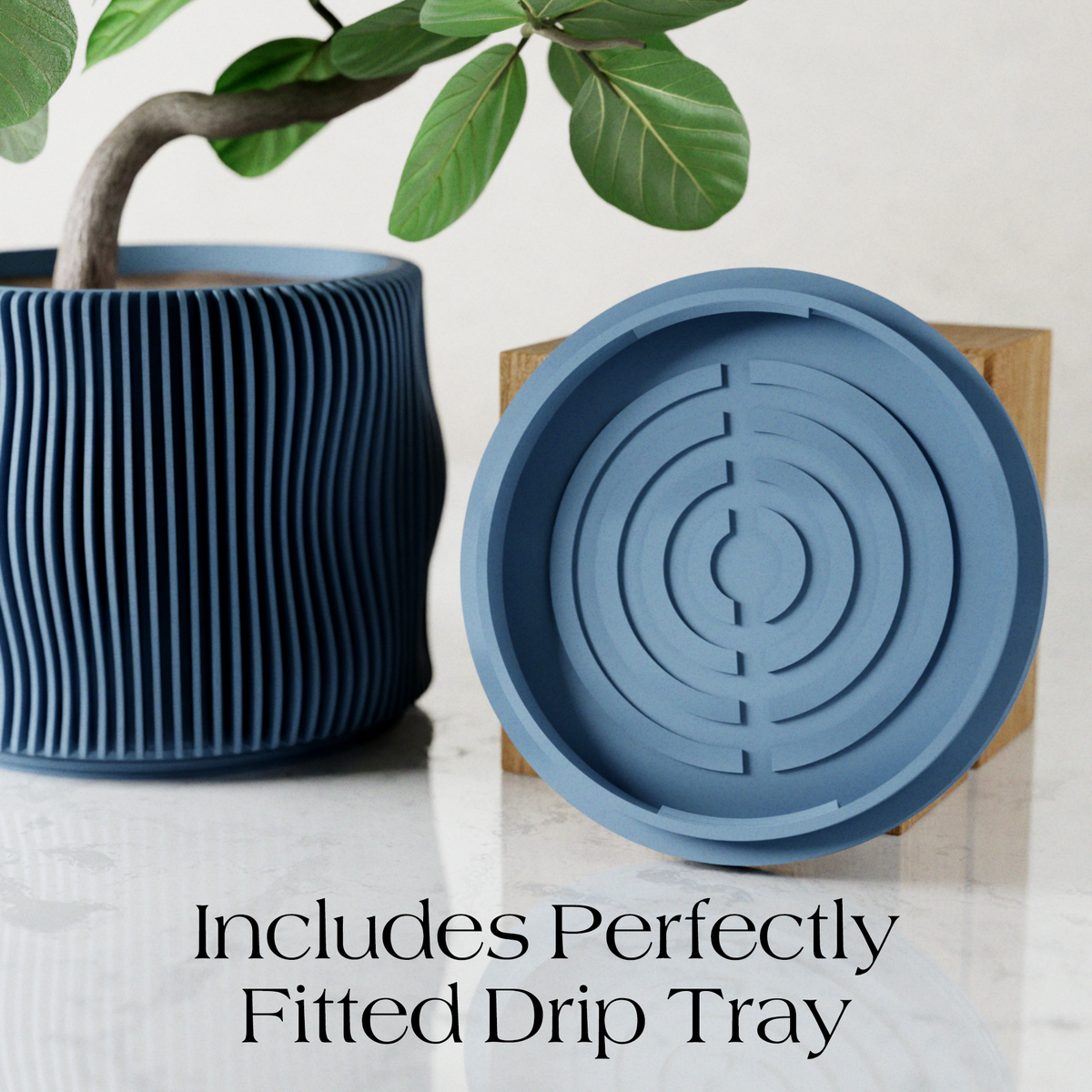large drip trays for plant pots Bubbly Planter – Minted Space