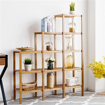 Lili Tiered Bamboo Bookcase