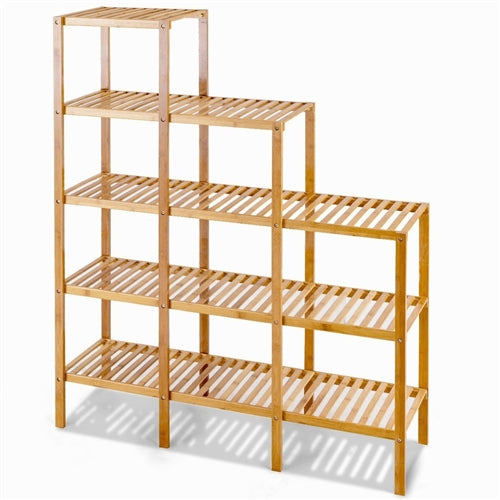Lili Tiered Bamboo Bookcase