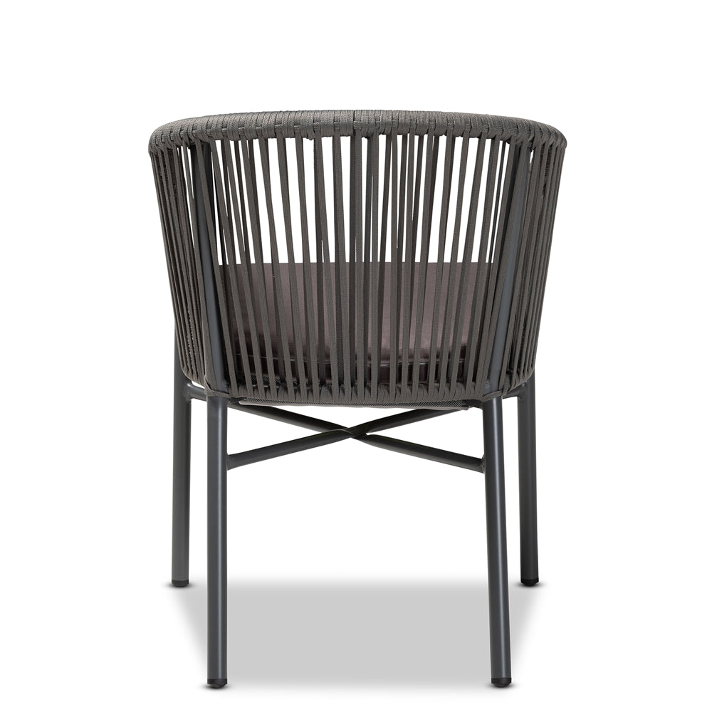 Brady Grey Outdoor Dining Chair