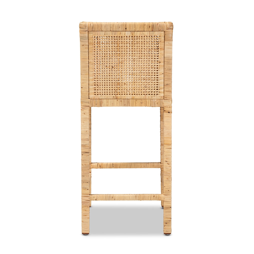 Sofia Rattan Counter Stool