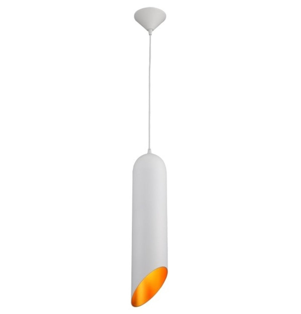 Pipe Pendant Lamp - White - GFURN